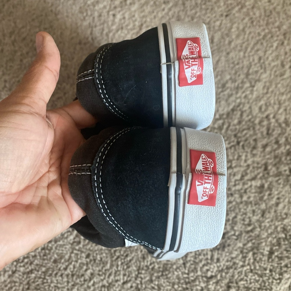 ❤️SOLD@mercari❤️Vans off the wall Oldskool sk8 Black and White suede Sneakers - Picture 4 of 17